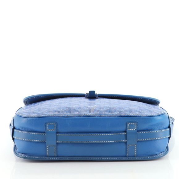 Goyard Belvedere II Messenger Bag Coated Canvas MM Blue - Picture 4 of 9